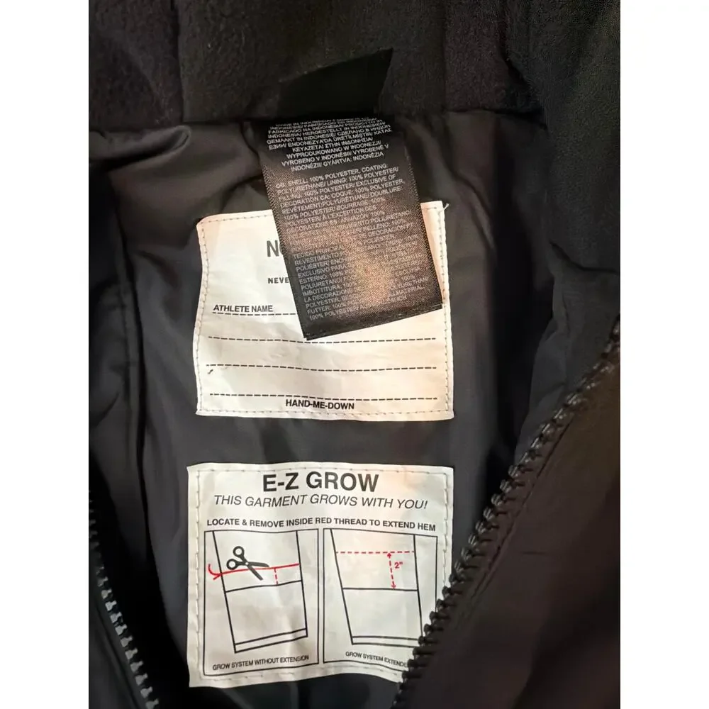 The North Face Kids' Freedom Snow Suit - Black - Size 4T - Excellent Condition
